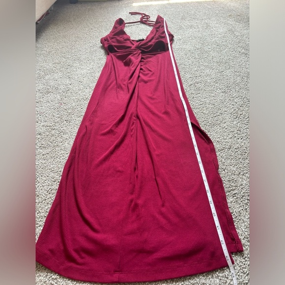 Maxi Dress for Women V Neck Twist Front Sleeveless small​ - Picture 5 of 8